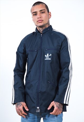 VINTAGE 90S ADIDAS RAINCOAT JACKET / S2821