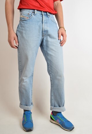 VINTAGE DIESEL JEANS 90'S W31 MADE IN ITALY (2603)