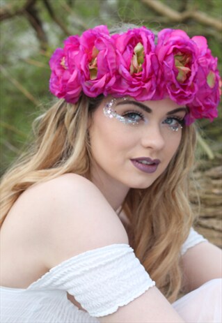 PEONY FLOWER CROWN