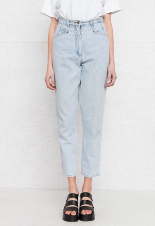 VINTAGE LIGHT BLUE DENIM JEANS