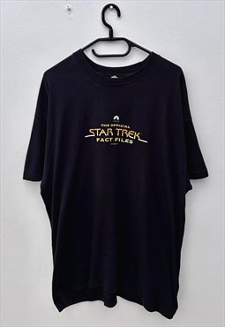 Vintage Star Trek black T-shirt XL 1998 screenstars 