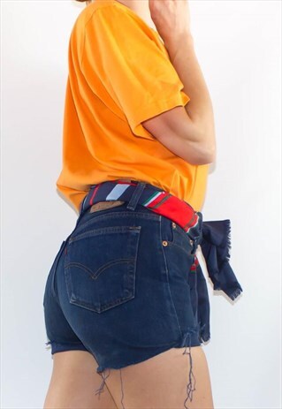 VINTAGE 80'S BLUE 501 LEVI SHORTS