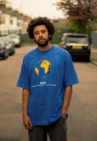 VINTAGE BBC T-SHIRT IN SEA BLUE