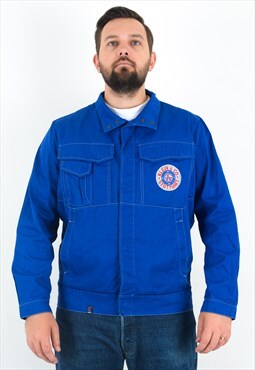 KUBLER Worker Vintage M Men's Jacket Coat Utility Button Top