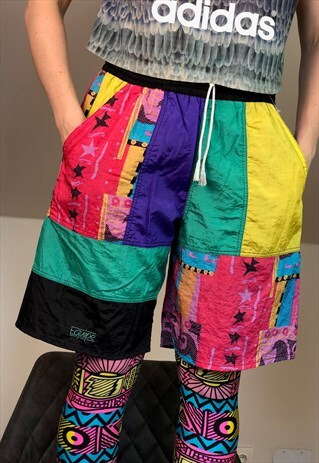 EQUIPE SURF FRESH BEACH SWIMSUIT SHORTS SPORT 90S VINTAGE