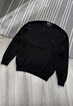 Polo Ralph Lauren V Neck Jumper Sweater Pullover