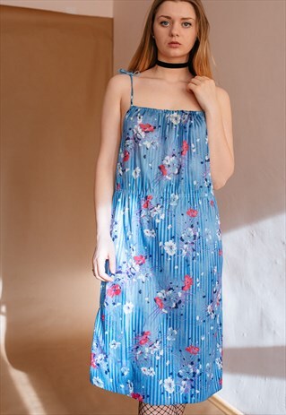 VINTAGE MIDI MULTICOLOR DRESS