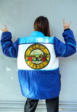 VINTAGE GUNS 'N ROSES PUFFER JACKET