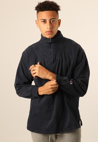 VINTAGE CHAMPION 1/4 ZIP SWEATSHIRT