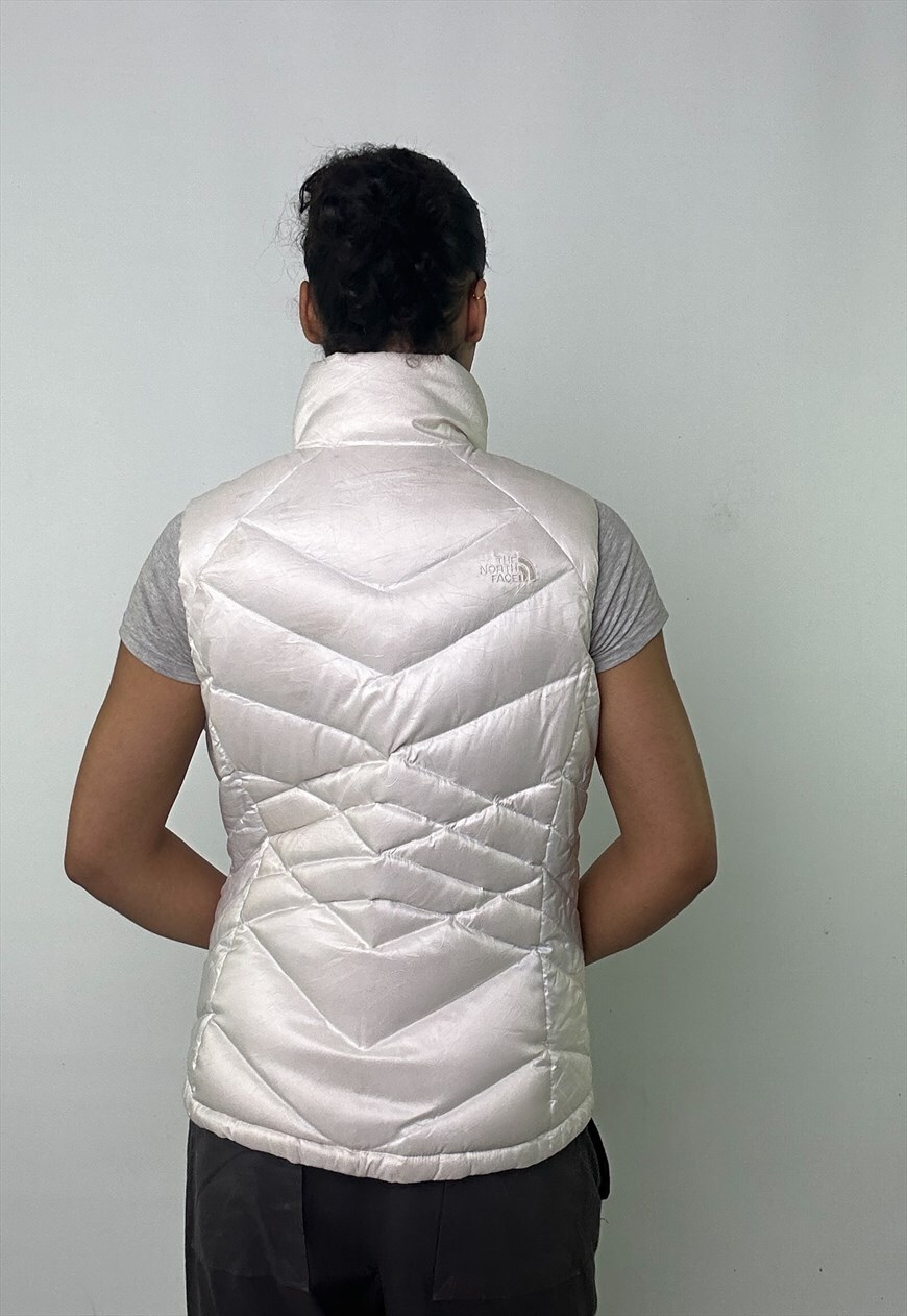 North face silver on sale vest