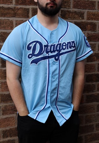 VINTAGE MIZUNO USA DRAGONS BASEBALL JERSEY