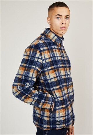 CHECK SHERPA JACKET