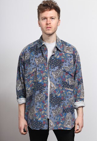 VINTAGE CORDUROY CORD SHIRT