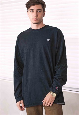 VINTAGE CHAMPION T-SHIRT LOGO 90S XL 12.7