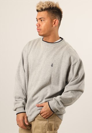 VINTAGE NAUTICA EMBROIDERED LOGO SWEATSHIRT