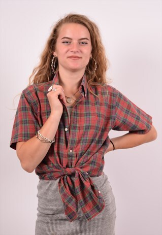 VINTAGE POLO RALPH LAUREN SHIRT CHECK MULTI