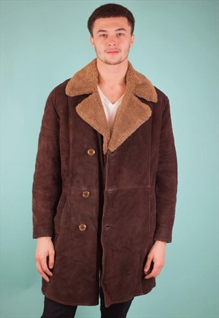 VINTAGE 90'S SHEARLING COAT