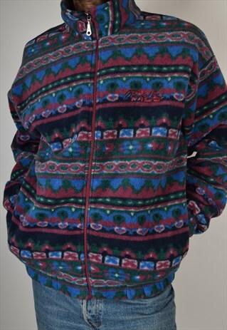 FILA JACKET FLEECE SIZE XL 90'S MAGIC LINE MADE IN ITALY