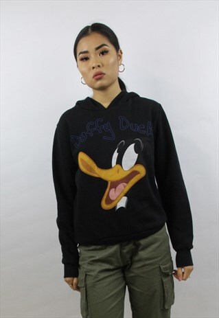 VINTAGE LOONEY TUNES DAFFY DUCK HOODIE
