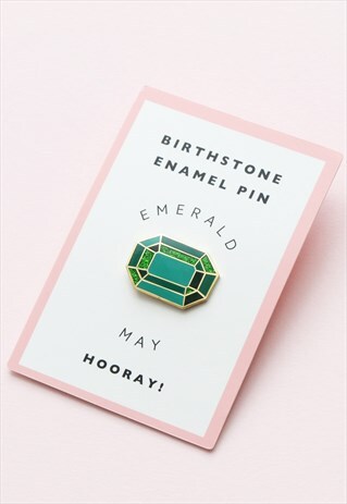 EMERALD/MAY - ENAMEL PIN