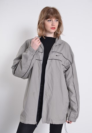 VINTAGE NIKE SHELL JACKET GREY