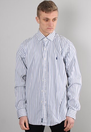 VINTAGE POLO RALPH LAUREN SHIRT LARGE