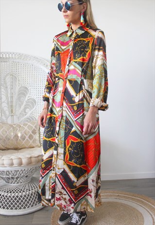 LONG DRESS PRINTED SIZE S / M