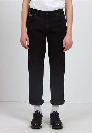 VINTAGE BLACK WRANGLER DENIM JEANS