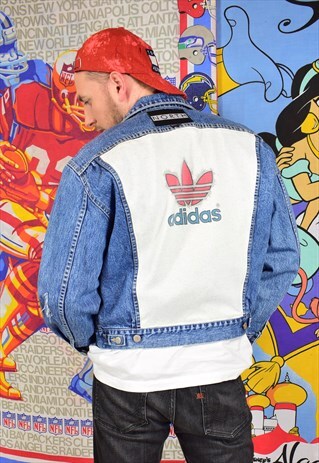 NORTH CUSTOM REWORKED ADIDAS FESTIVAL DENIM JACKET UNISEX