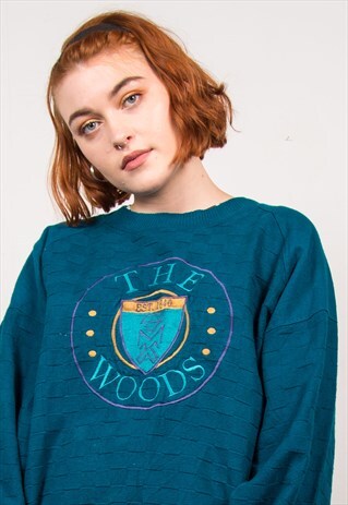 VINTAGE 90'S TEXTURED SWEATSHIRT