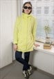 Vintage 90's Yellow Cotton Hooded Parka