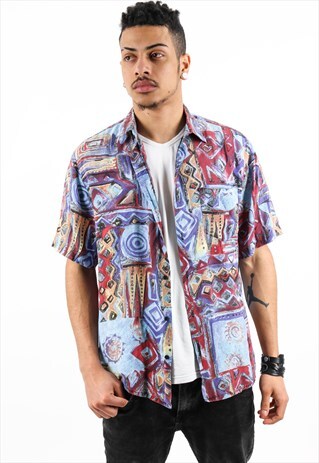 VINTAGE PATTERNED SHIRT PSAW423D