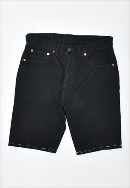 Vintage 90's Levi's 551 Denim Shorts Black