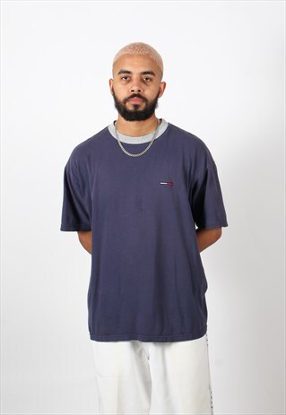 VINTAGE TOMMY HILFIGER T-SHIRT BLUE