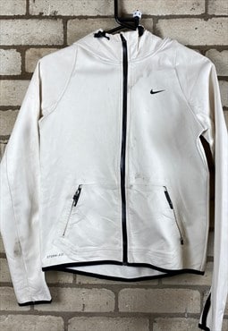 White Nike Track Jacket Women's XS