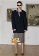 VINTAGE 90S ELEGANT NAVY BLAZER