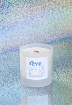Reve Scented Candle - Coconut, Vanilla Bean, White Musk