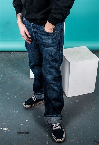 VINTAGE LEVI'S 501 JEANS IN BLUE DENIM