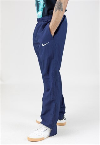 VINTAGE 90'S NIKE NAVY TRACKSUIT BOTTOMS