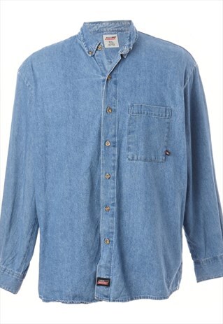 1990S DICKIES DENIM SHIRT - XL