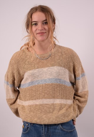 VINTAGE JUMPER SWEATER BEIGE
