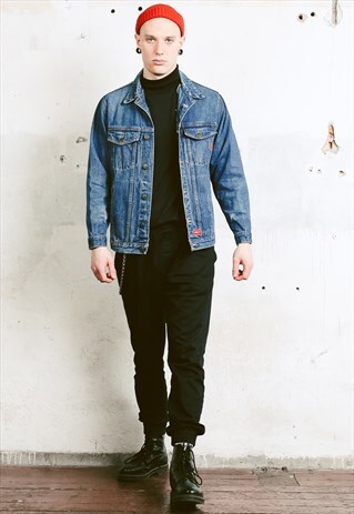 VINTAGE 90S WORN IN DENIM JACKET