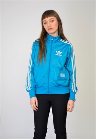 VINTAGE BLUE ADIDAS TRACKSUIT TOP