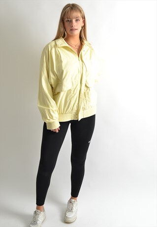 YELLOW ADIDAS SHELL JACKET GTJ3876