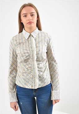 Vintage long sleeve striped shirt