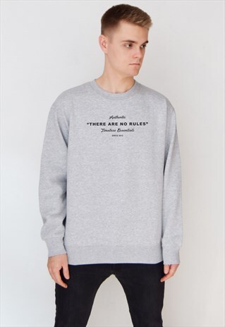 GREY TIMELESS SWEATSHIRT
