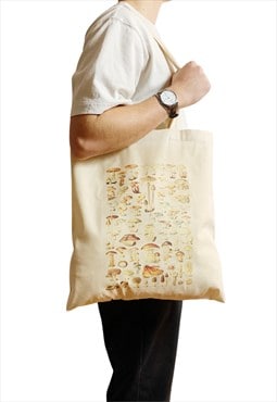 Adolphe Millot Mushroom Tote Bag