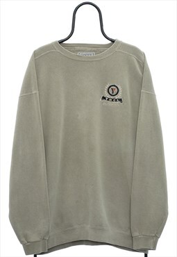 Vintage YMCA Altavista Embroidered Beige Sweatshirt Mens