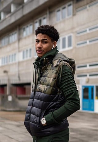 DARIEN GILET GREEN