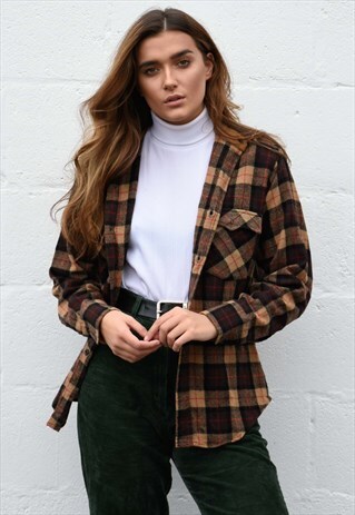 LEVIS CHECK WOOL SHIRT